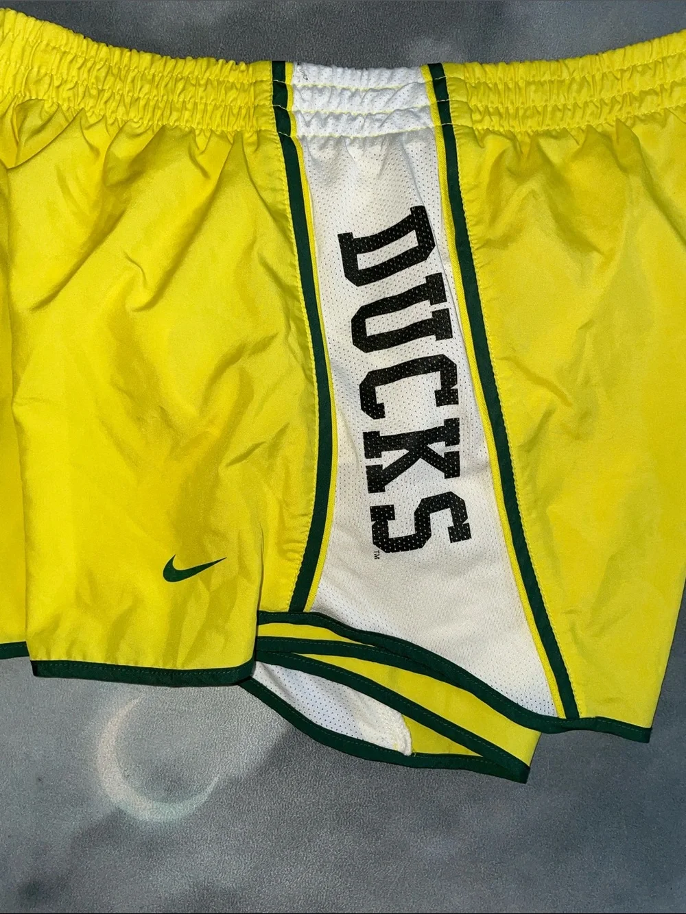 Nike Yellow Oregon Ducks Athletic Shorts DriFt  | S
